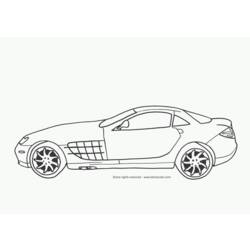 Dessin à colorier: Voiture sport / tuning (Transport) #147075 - Coloriages à Imprimer Gratuits