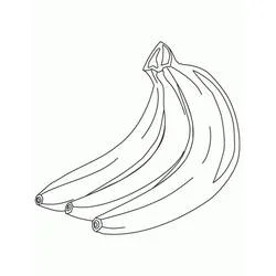 Coloriage Banane en régime