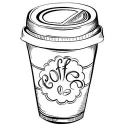 Café - Coloriages gratuits à imprimer