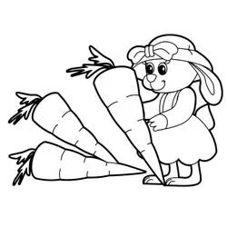 Carotte - Coloriages gratuits à imprimer