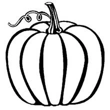 Coloriage à imprimer Citrouille (Alimentation et Nutrition) #166824 pour enfants et adultes