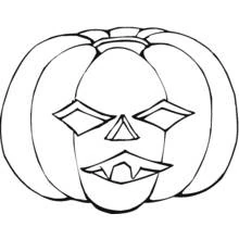 Coloriage Citrouille (Alimentation et Nutrition) #166833 à imprimer et colorier Coloriage Citrouille (Alimentation et Nutrition) #166833 à imprimer et colorier