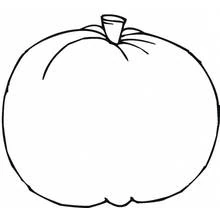 Coloriage Citrouille (Alimentation et Nutrition) #166834, dessin gratuit prêt à imprimer