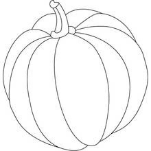 Illustration au trait Citrouille (Alimentation et Nutrition) #166861 prête à colorier Illustration au trait Citrouille (Alimentation et Nutrition) #166861 prête à colorier
