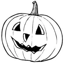 Coloriage gratuit Citrouille (Alimentation et Nutrition) #166875 à colorier aux crayons