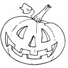 Coloriage gratuit Citrouille (Alimentation et Nutrition) #166959 à colorier aux crayons