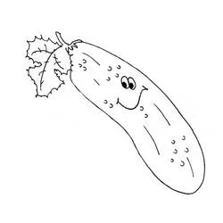 Concombre - Coloriages gratuits à imprimer