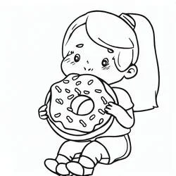 Donut (Beigne) - Coloriages gratuits à imprimer