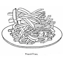 Frites - Coloriages gratuits à imprimer