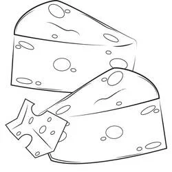 Fromage - Coloriages gratuits à imprimer