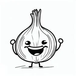 Oignon - Coloriages gratuits à imprimer