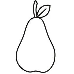 Poire - Coloriages gratuits à imprimer