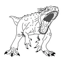 Indominus Rex - Coloriages gratuits à imprimer