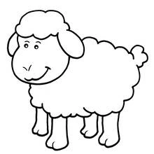 Agneau - Coloriages gratuits à imprimer