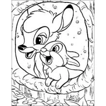 Biche - Coloriages gratuits à imprimer