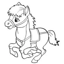Cheval - Coloriages gratuits à imprimer