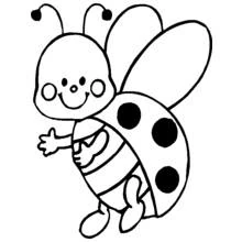 Coccinelle - Coloriages gratuits à imprimer