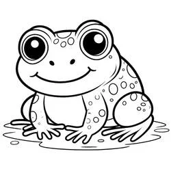 Crapaud - Coloriages gratuits à imprimer