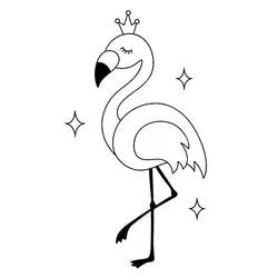 Flamant Rose - Coloriages gratuits à imprimer