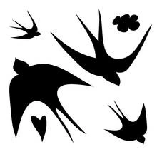 Hirondelle - Coloriages gratuits à imprimer
