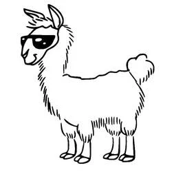 Lama - Coloriages gratuits à imprimer