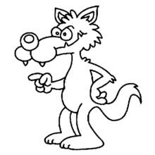 Loup - Coloriages gratuits à imprimer