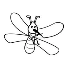 Moustique - Coloriages gratuits à imprimer