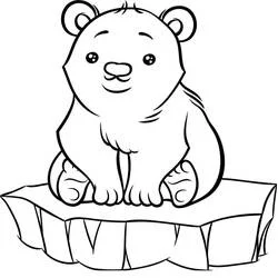 Ours Polaire - Coloriages gratuits à imprimer
