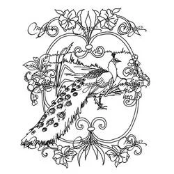 Coloriage Paon #197617 à imprimer et colorier