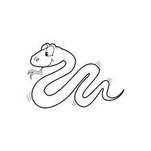 Serpent - Coloriages gratuits à imprimer
