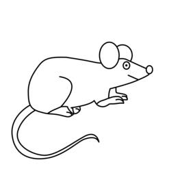 Souris - Coloriages gratuits à imprimer