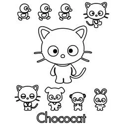 Coloriage Chococat #220261 à imprimer et colorier