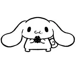 Coloriage Cinnamoroll tenant un biscuit Coloriage Cinnamoroll tenant un biscuit