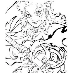 Demon Slayer - Coloriages gratuits à imprimer