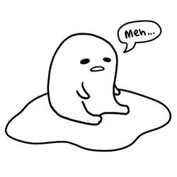 Joli coloriage Gudetama (Animé et Manga) #186822, prêt à imprimer