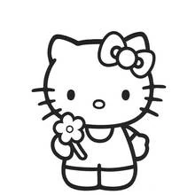 Coloriage Hello Kitty #36753 à imprimer et colorier