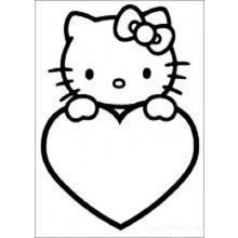 Coloriage Hello Kitty #36774 à imprimer et colorier