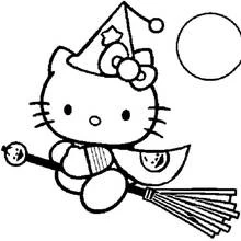 Coloriage Hello Kitty #36893 à imprimer et colorier