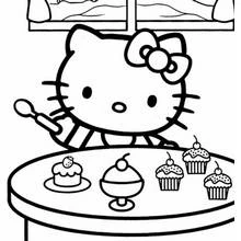 Coloriage Hello Kitty #36925 à imprimer et colorier