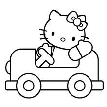 Coloriage Hello Kitty #36963 à imprimer et colorier