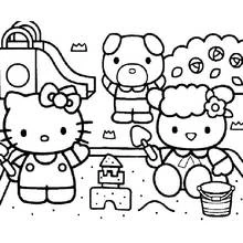Coloriage Hello Kitty #36997 à imprimer et colorier