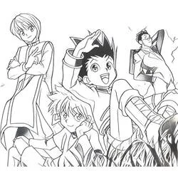 Hunter x Hunter - Coloriages gratuits à imprimer