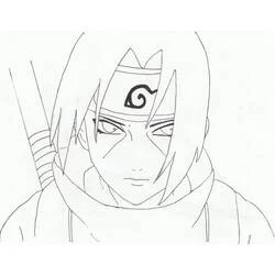 Itachi - Coloriages gratuits à imprimer
