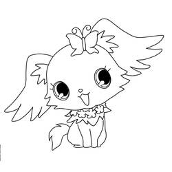Page de coloriage Jewelpet (Animé et Manga) #37661, gratuite à imprimer
