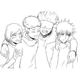 Coloriage à imprimer Jujutsu Kaisen (Animé et Manga) #183216 pour enfants et adultes