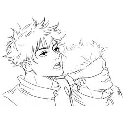 Coloriage Jujutsu Kaisen (Animé et Manga) #183229 à imprimer et colorier
