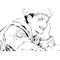 Illustration au trait Jujutsu Kaisen (Animé et Manga) #183244 prête à colorier