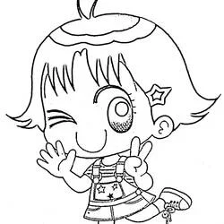 Kocchi Muite Miiko - Coloriages gratuits à imprimer