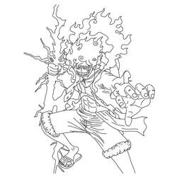Luffy - Coloriages gratuits à imprimer