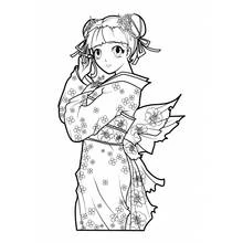 Coloriage Mangas (Animé et Manga) #42569, dessin gratuit prêt à imprimer